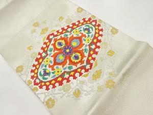 華文模様織出し名古屋帯